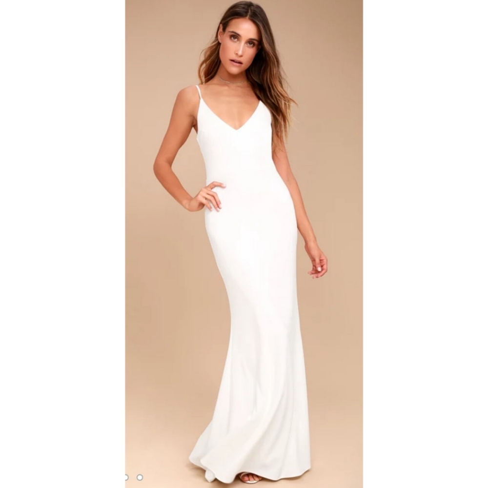Infinite Glory White Maxi Dress